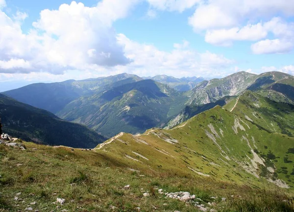 Tatry, Polonya'da bir Kasprowy Wierch montaj üstünde Panorama 