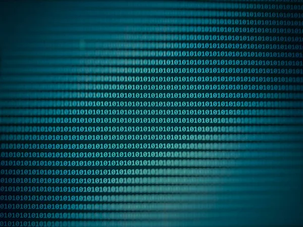 Bináris Áramköri Lap Jövő Technológia Kék Kiberbiztonsági Koncepció Háttér Helyet — Stock Fotó