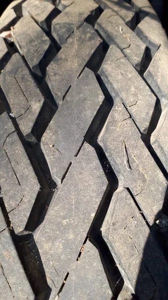 closeup of car tires texture background