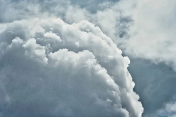 Textuur Van Grijs Dramatische Bewolkte Lucht — Stockfoto