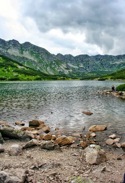 Wielki Staw Polonia Valle Cinque Stagni Nei Monti Tatra Europa — Foto Stock