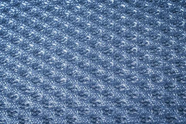 Měkký Modrý Vzor Mikromřížky Grunge Tkaniny Abstraktní Pozadí — Stock fotografie