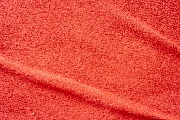 Close Red Textile Texture Background Fabric Pattern Abstract Material Structure — Stock Photo, Image