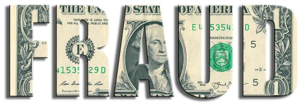 Fraude ou desperdício de dinheiro crime. Textura do dólar americano . — Fotografia de Stock