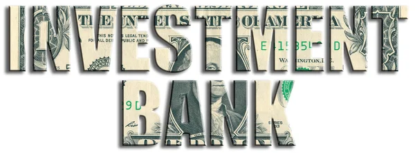 Investment Bank. US Dollar texture. — Stock Photo, Image