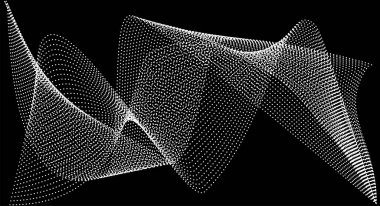 Kavisli çizgileri olan soyut şablonlar