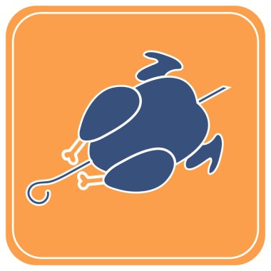 ızgara tavuk simgesi