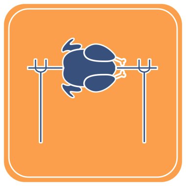 ızgara tavuk simgesi