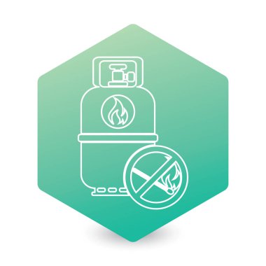 Kamp gaz şişesi simgesi