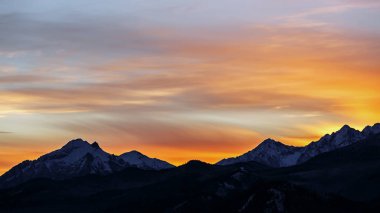 Sunrise Polonya Tatra Dağları'nda