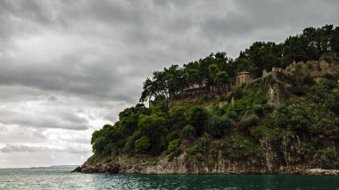 Fırtına bulutları Parga - Yunanistan Ionian sea üzerinde