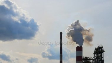 Çevre kirliliği - bacaları duman 