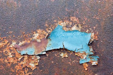 Eski boya ve paslı metal doku Bakımı 