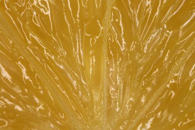 Bir limon yapısını kapatmak yukarıya makro fotoğraf