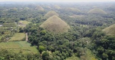 Çikolata hills Adası Bohol, Filipinler