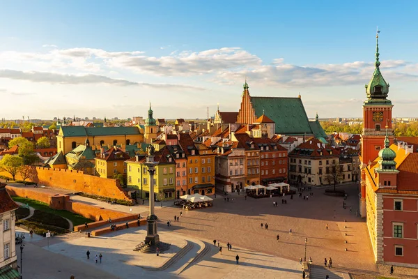 Vista superior del casco antiguo de Varsovia —  Fotos de Stock
