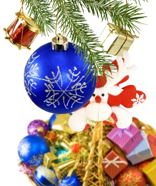 Obraz piękny Boże Narodzenie dekoracje zbliżenie — Zdjęcie stockowe