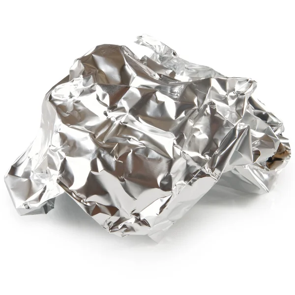 Image of crumpled foil close-up — Stock Photo, Image