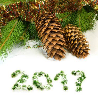 Noel süslemeleri closeup görüntüsünü