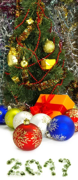 Imagen de las decoraciones de Navidad primer plano — Foto de Stock