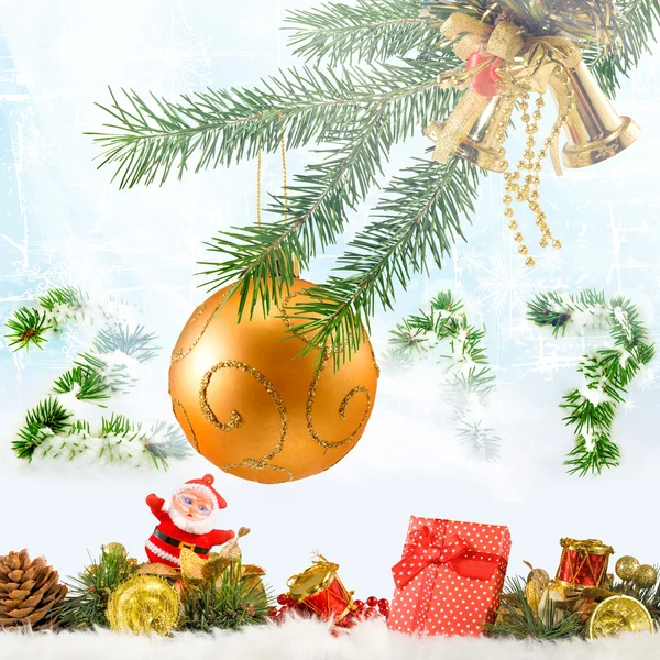 Imagen de las decoraciones de Navidad primer plano — Foto de Stock