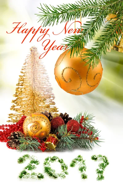 Image of Christmas decorations closeup — Stock Photo, Image