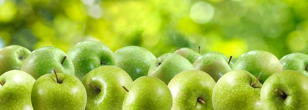 Image of green apples close-up — Stock Photo, Image