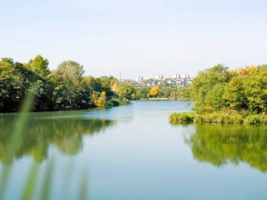 kırsal manzara güzel görüntüsü.