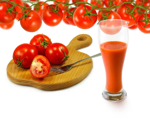 Bilder von reifen Tomaten Nahaufnahme. — Stockfoto