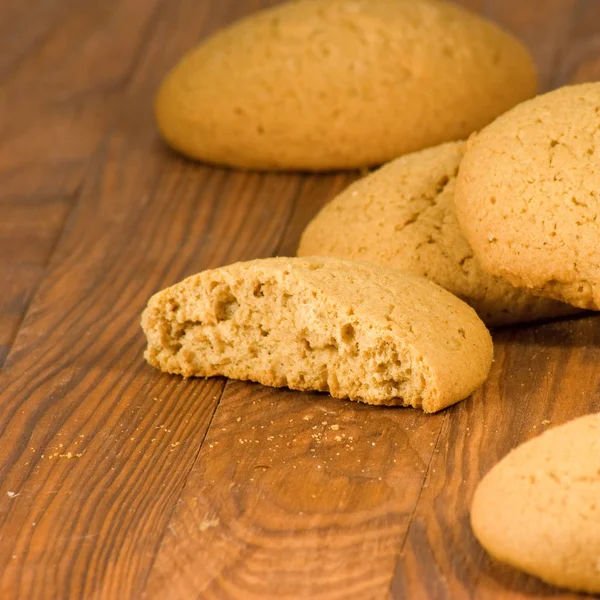 Yulaf ezmesi kurabiye yakın çekim görüntüsü