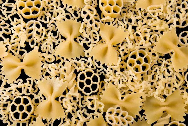 Image of many raw pasta closeup — Stock Photo, Image