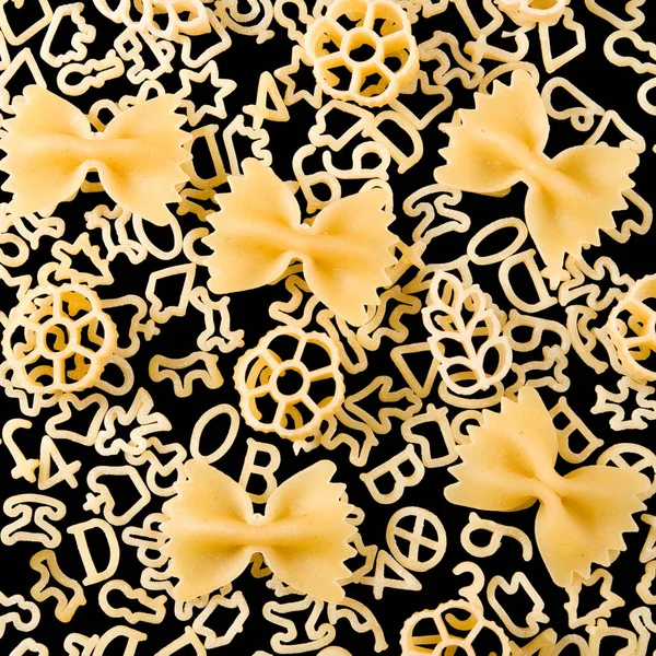 Image of many raw pasta closeup — Stock Photo, Image