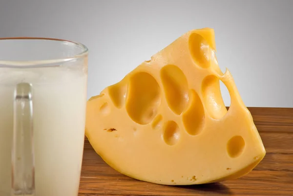 Imagen de queso y leche —  Fotos de Stock