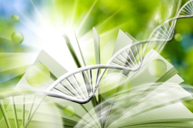 kitap Dna zinciri arka plan görüntü.