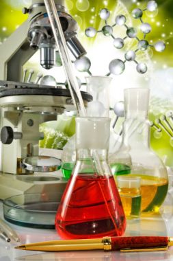 Laboratuvar araştırma ekipman görüntü