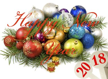 Noel süslemeleri closeup görüntüsünü