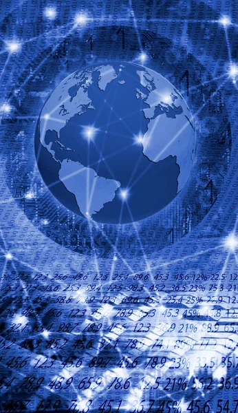 dünyanın teknolojik arka plan görüntü