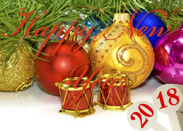 Noel süslemeleri closeup görüntüsünü