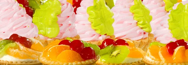 Image delicious cake close up — Stock Photo, Image