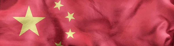 flag of China closeup