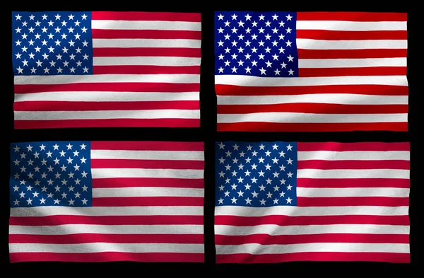 Beeld van Amerika vlag close-up — Stockfoto