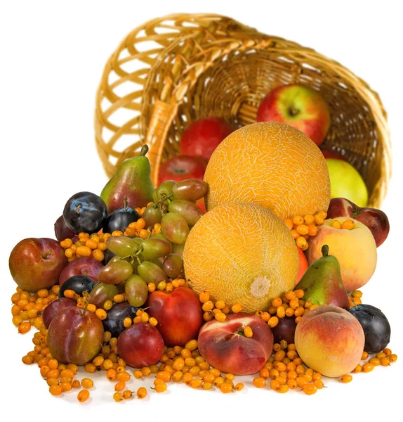 Изолированное изображение фруктов крупным планом — стоковое фото