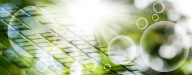 Yaratıcı teknolojik arka plan