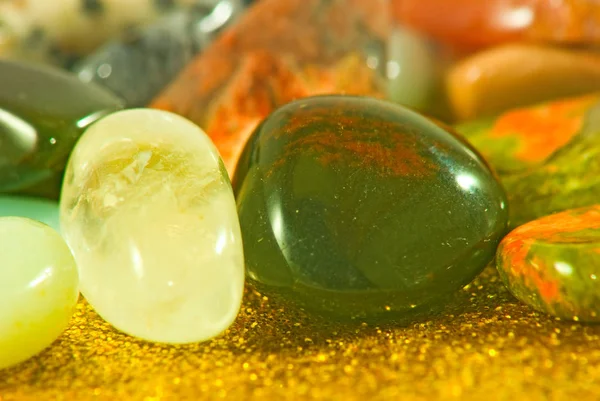Image of different colorful stones close-up — Stock Photo, Image