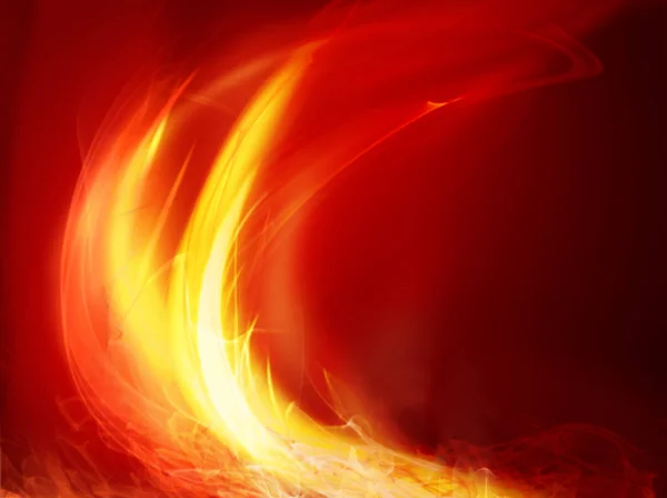 Image of a burning fire close up — Stock Photo, Image