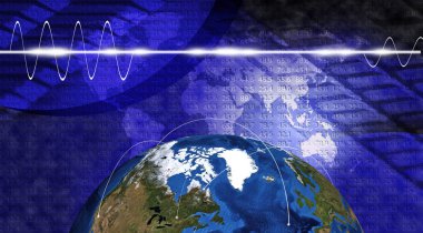 gezegen closeup soyut resim.
