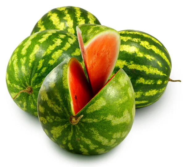 Gambar semangka pada latar belakang putih — Stok Foto