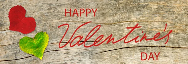 Szczęśliwych Walentynek Stylizowanymi Sercami — Zdjęcie stockowe