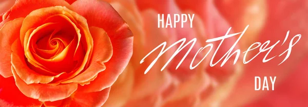 Tarjeta Felicitación Del Día Madre Con Flores Una Inscripción Saludo — Foto de Stock