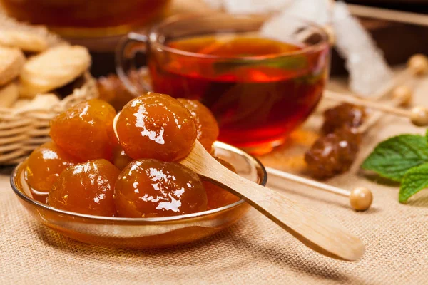 Conserve di fichi marmellata — Foto Stock